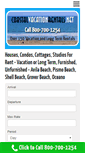 Mobile Screenshot of coastalvacationrentals.net
