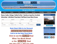 Tablet Screenshot of coastalvacationrentals.net